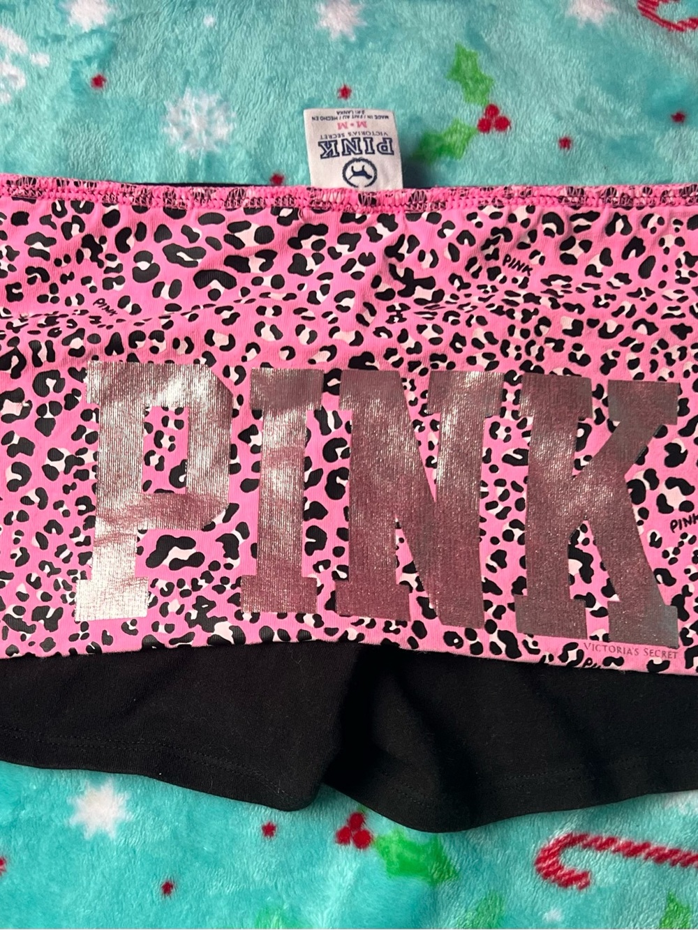 VS Pink Fold Over Shorts